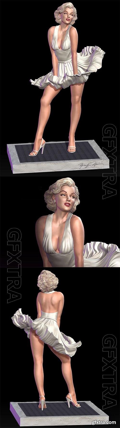 Marilyn Monroe 3D Print Model 