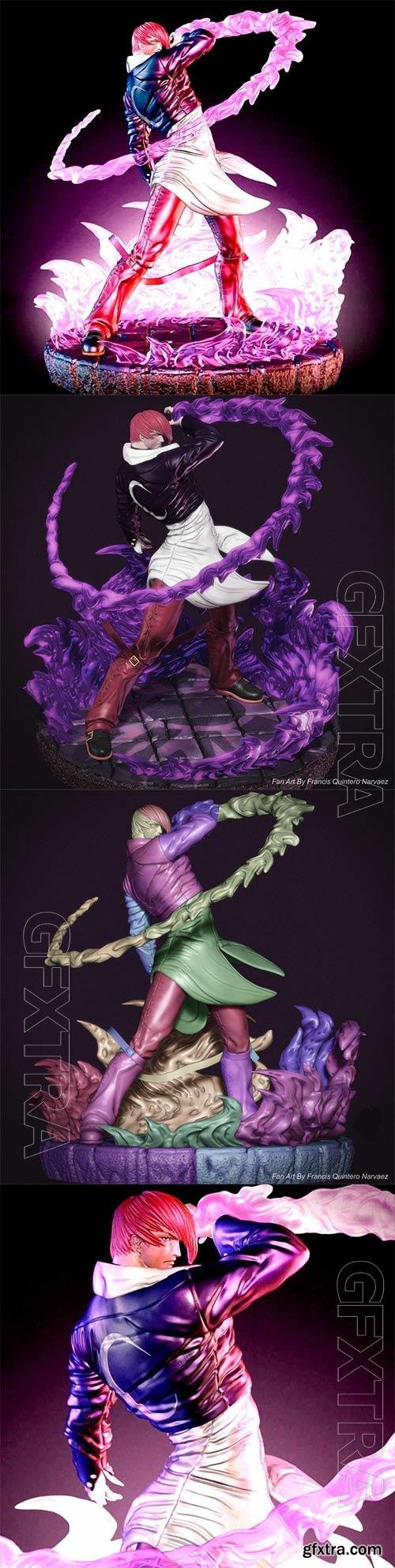 Iori Yagami - King of Fighters 3D Print Model 