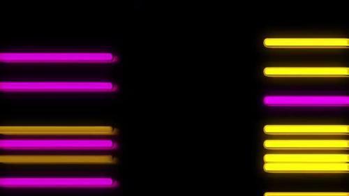 Videohive - Colorful Neon Lines Lights Passing Animation - 38060658 - 38060658