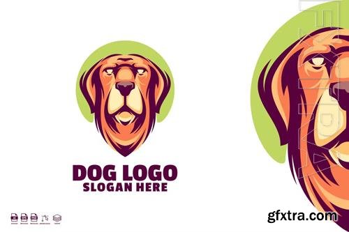 Dog Head Mascot Logo