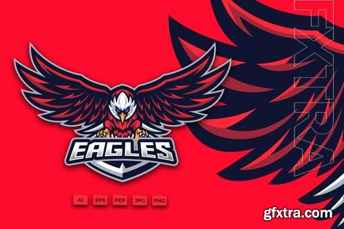 Eagle Mascot Logo