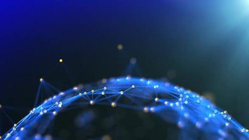 Videohive - Abstract Digital Network World Animation - 38060814 - 38060814