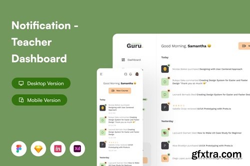 Notification - Teacher Dashboard