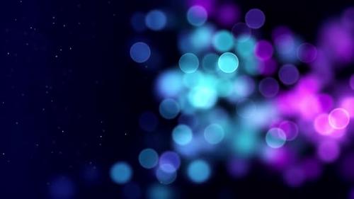 Videohive - Purple Blue Stars Motion Graphics Background Animation 02 - 38060830 - 38060830