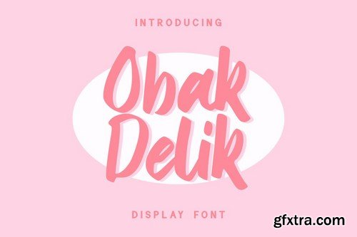 Obak Delik Font