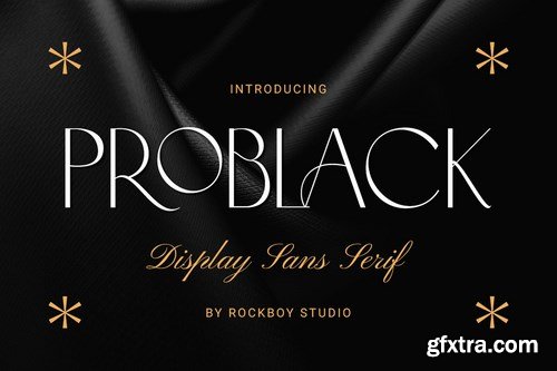 Problack - Elegant Sans Serif