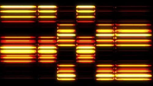 Videohive - Yellow Glowing Lights Animation - 38060852 - 38060852