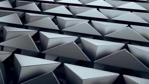 Videohive - Abstract Moving Pyramids Background - 38064078 - 38064078