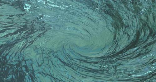 Videohive - Rotating Blue Abstract Swirl Whirlpool Abstract Background Animation Seamless Loop - 38090335 - 38090335