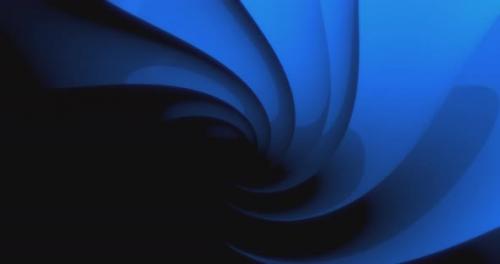 Videohive - Rotation of the Blades of an Abstract Funnel of Blue Colors Animation Abstract Background Seamless - 38106221 - 38106221