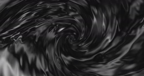 Videohive - Rotation Black Abstract Oil Whirlpool or Used Engine Oil Abstract Background Animation Seamless Loop - 38106275 - 38106275