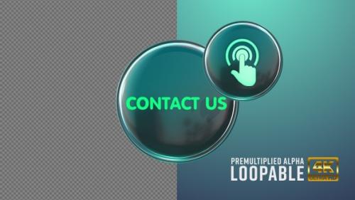 Videohive - Contact Us Badge Looping with Alpha Channel - 38022866 - 38022866