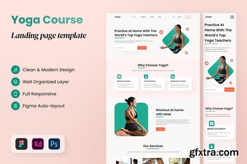 Yoga - Yoga Course Landing Page