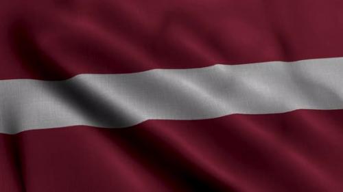 Videohive - Latvia Satin Flag. Waving Fabric Texture of the Flag of Latvia, Real Texture Waving Flag of the Latv - 38028501 - 38028501