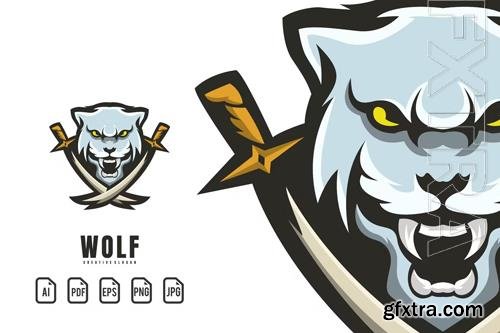 Wolf Mascot Logo