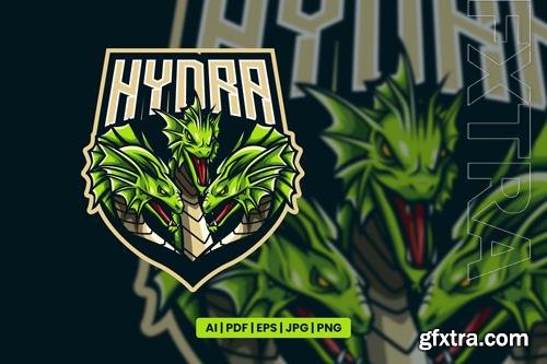 Hydra Mascot logo for esport and sport