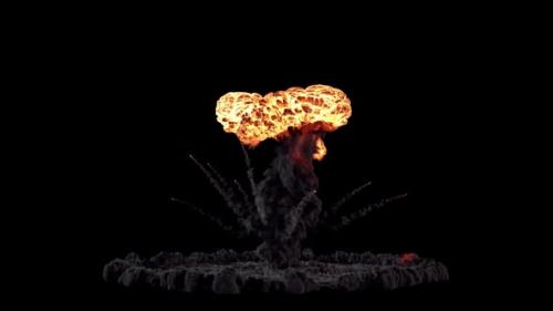 Videohive - Explosion Separate 3 Clip 4K - 38029380 - 38029380