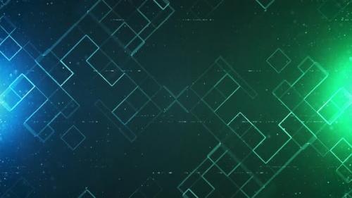 Videohive - Motion Background Blue and Green Line pattern Sci Fi Dual Color HD - 38041985 - 38041985