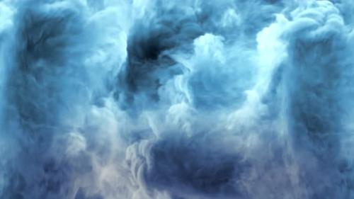 Videohive - An animation of approaching large blue storm cloud formation - 38042711 - 38042711