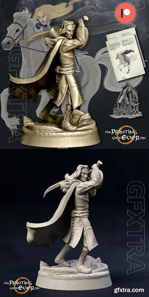 Elven Hero Golloccel 3D Print Model 