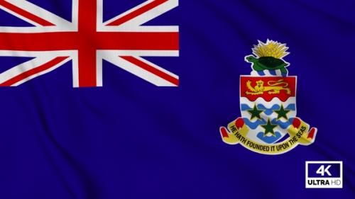 Videohive - Cayman Islands Flag Waving Slowly Looped - 38043176 - 38043176