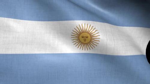 Videohive - Argentina Flag - 38043284 - 38043284