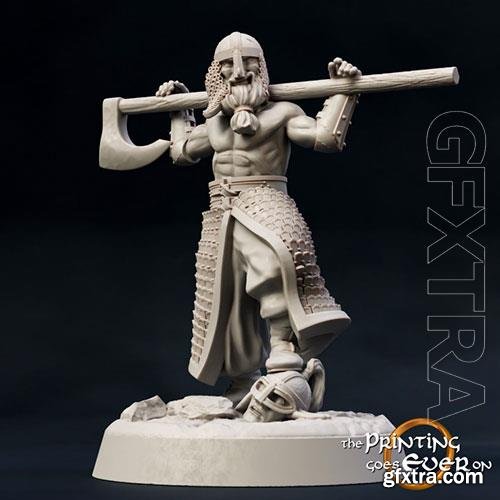 Wildling Leader 3D Print Model 