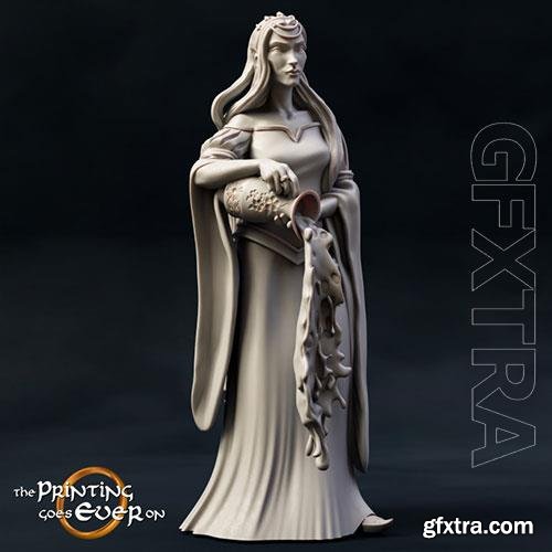 Queen Gladhiel 3D Print Model 