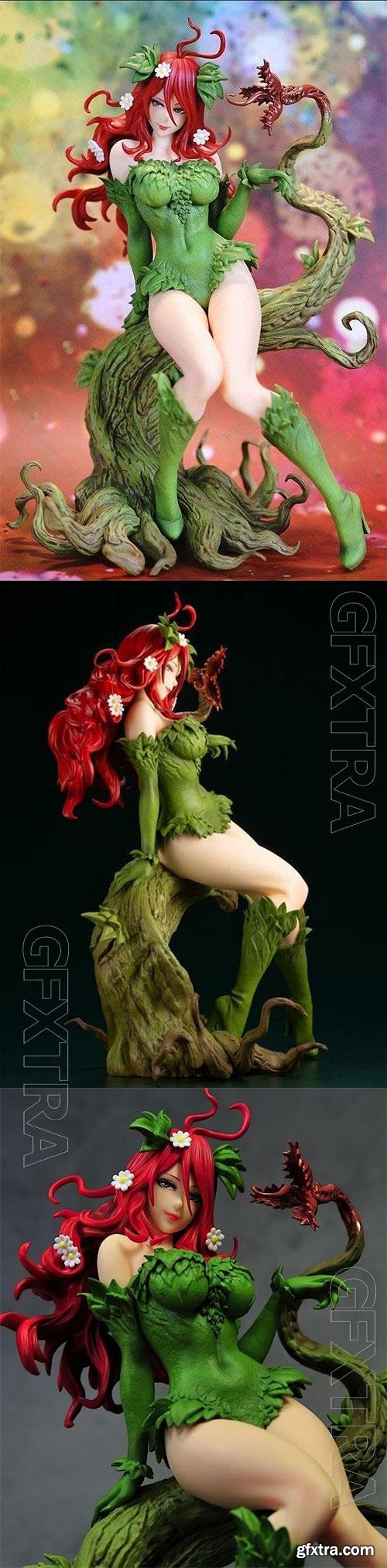 Poison Ivy 3D Print Model 