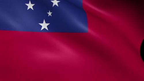 Videohive - Samoa Flag - 38043303 - 38043303