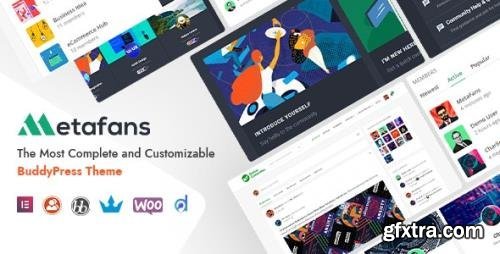 ThemeForest - MetaFans v2.7.3 - Community & Social Network BuddyPress Theme - 31265593