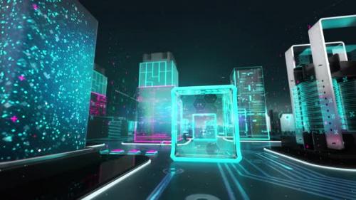 Videohive - Next Earth Metaverse with Digital Technology Hitech Concept - 38120787 - 38120787