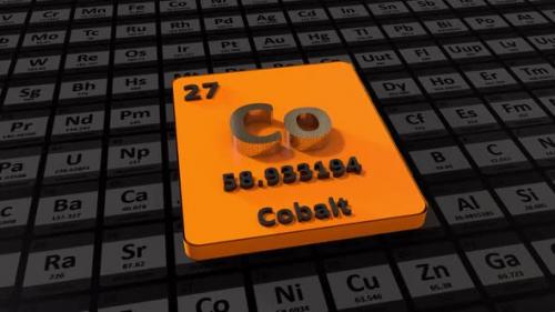 Videohive - Cobalt Periodic Table - 38120977 - 38120977