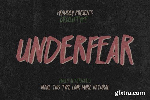 Underfear Brush Font