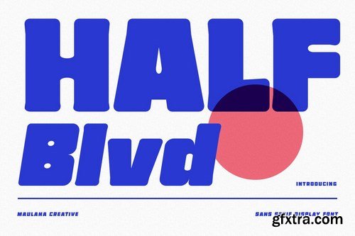 Half Blvd Display Font