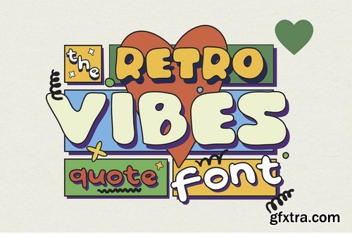 Retro Vibes. Quotable. Hand Drawn Font