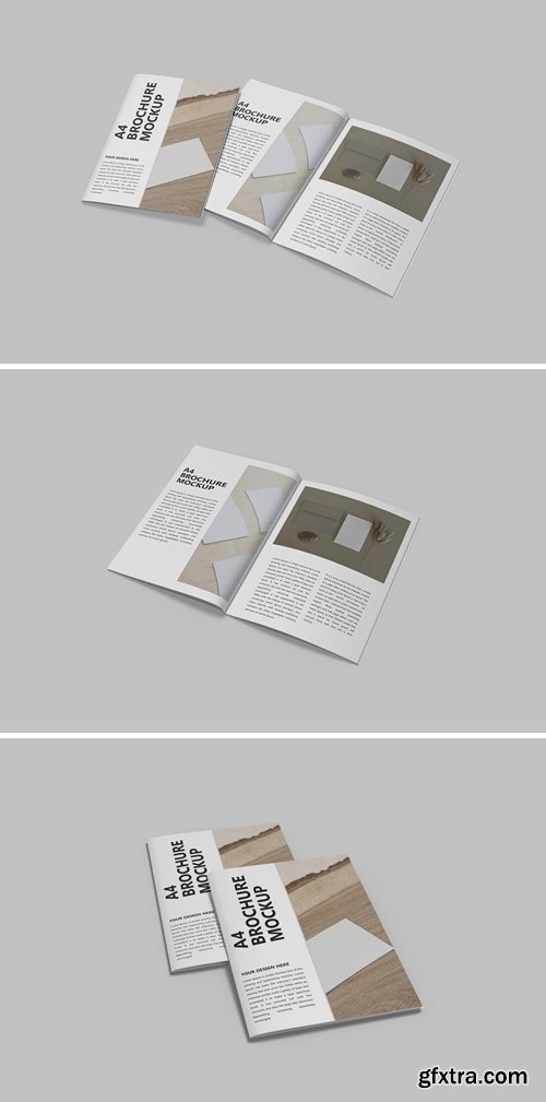 A4 Brochure / Magazine Mockup REFNE8V