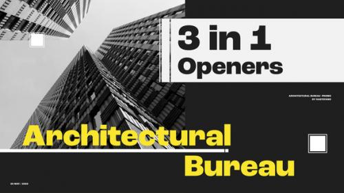 Videohive - Architecture Bureau Promo Openers 3 in 1 - 38109559 - 38109559