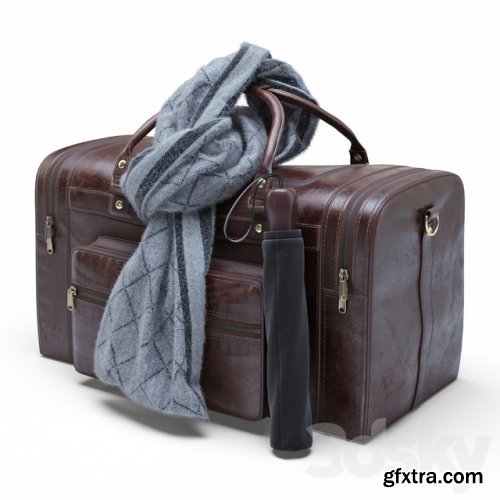 Leather Military Duffle Bag