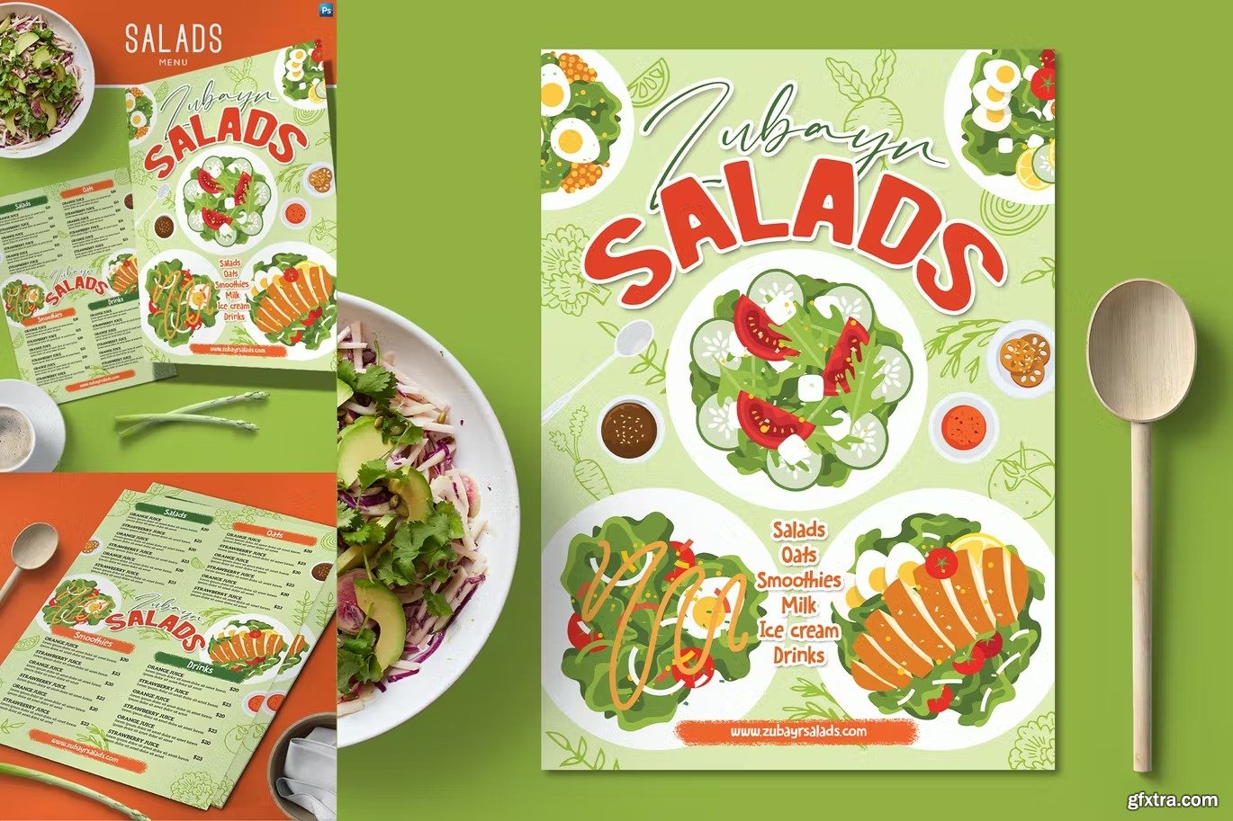 Salads Menu » GFxtra