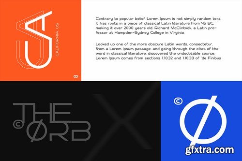 Cexed Modern Display Font