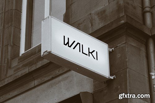 Walkiwar Modern Display Font