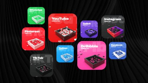 Videohive - Social Icons Pack For Premiere Pro - 38126146 - 38126146