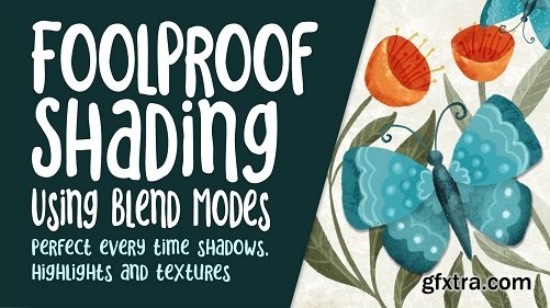 Foolproof Shading with Blend Modes in Procreate Bonus 10 Texture & Inking Brushes & a Color Palette