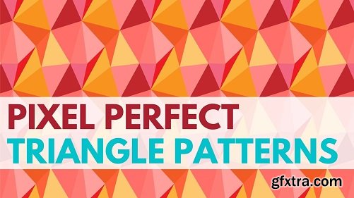 Pixel Perfect Triangle Patterns in Illustrator - a Graphic Design for Lunch™ class