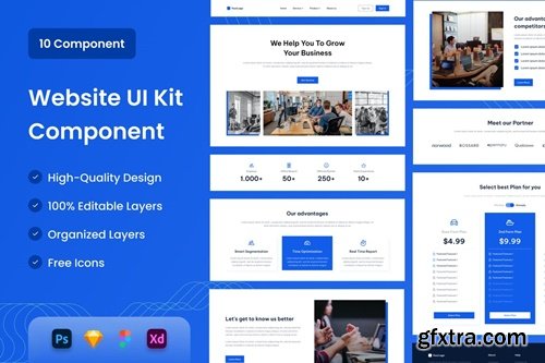 Website UI Component - UI Design