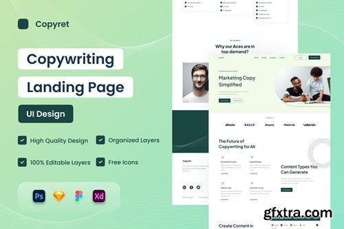 Copywriting Landing Page - UI Design 88T8LQM