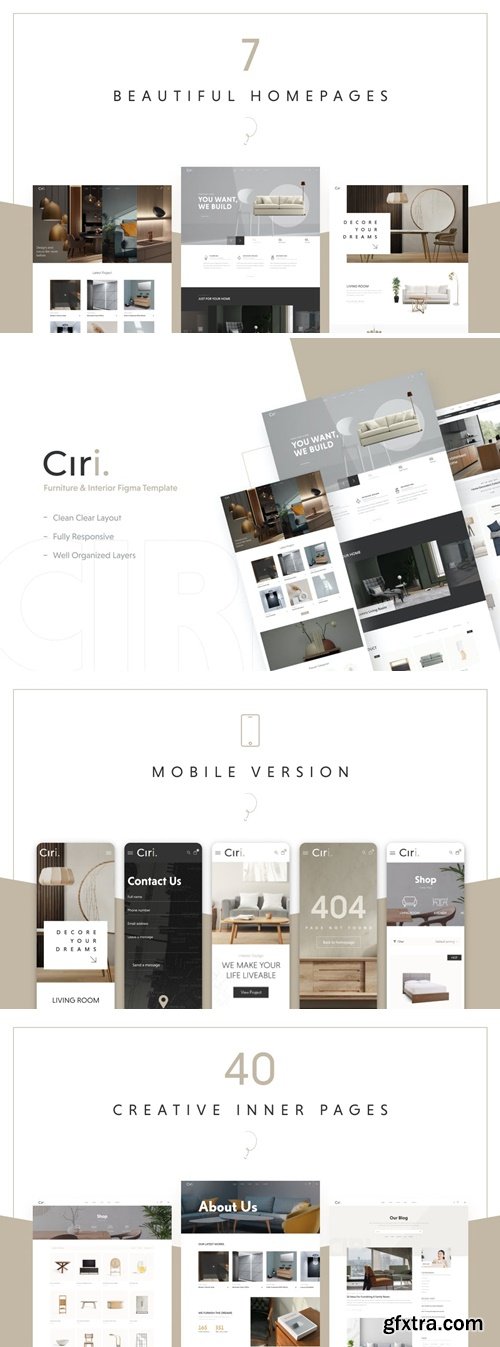 Ciri - Furniture & Interior Figma Template