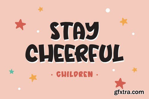 Cheering Mood - Cute Playful Font