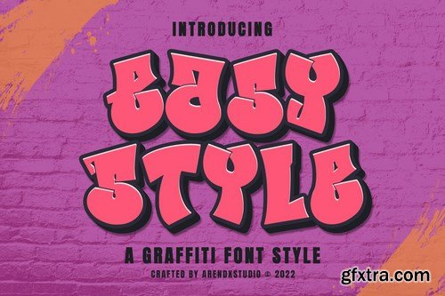 Easy Style - Graffiti Font Style